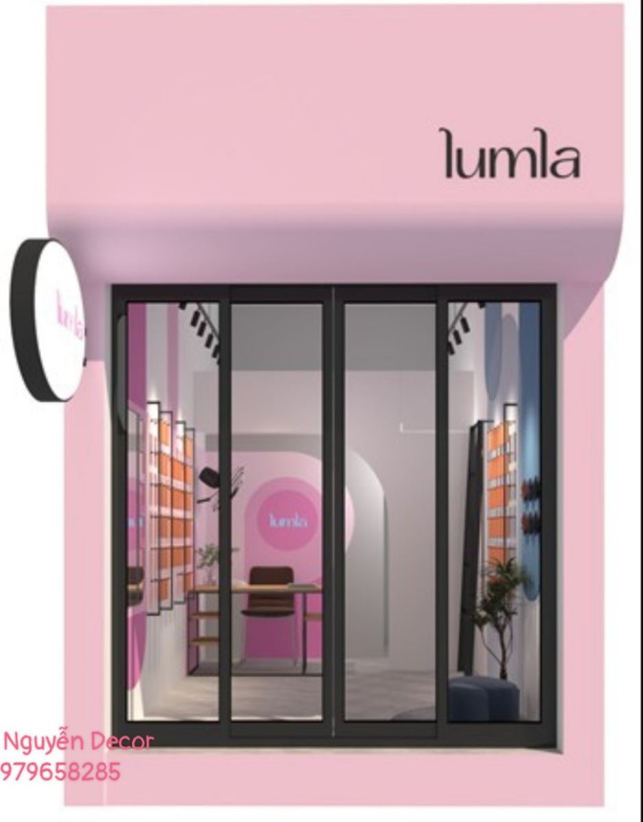 Thiết Kế Showroom Phụ Kiện Điện Thoại LumLa